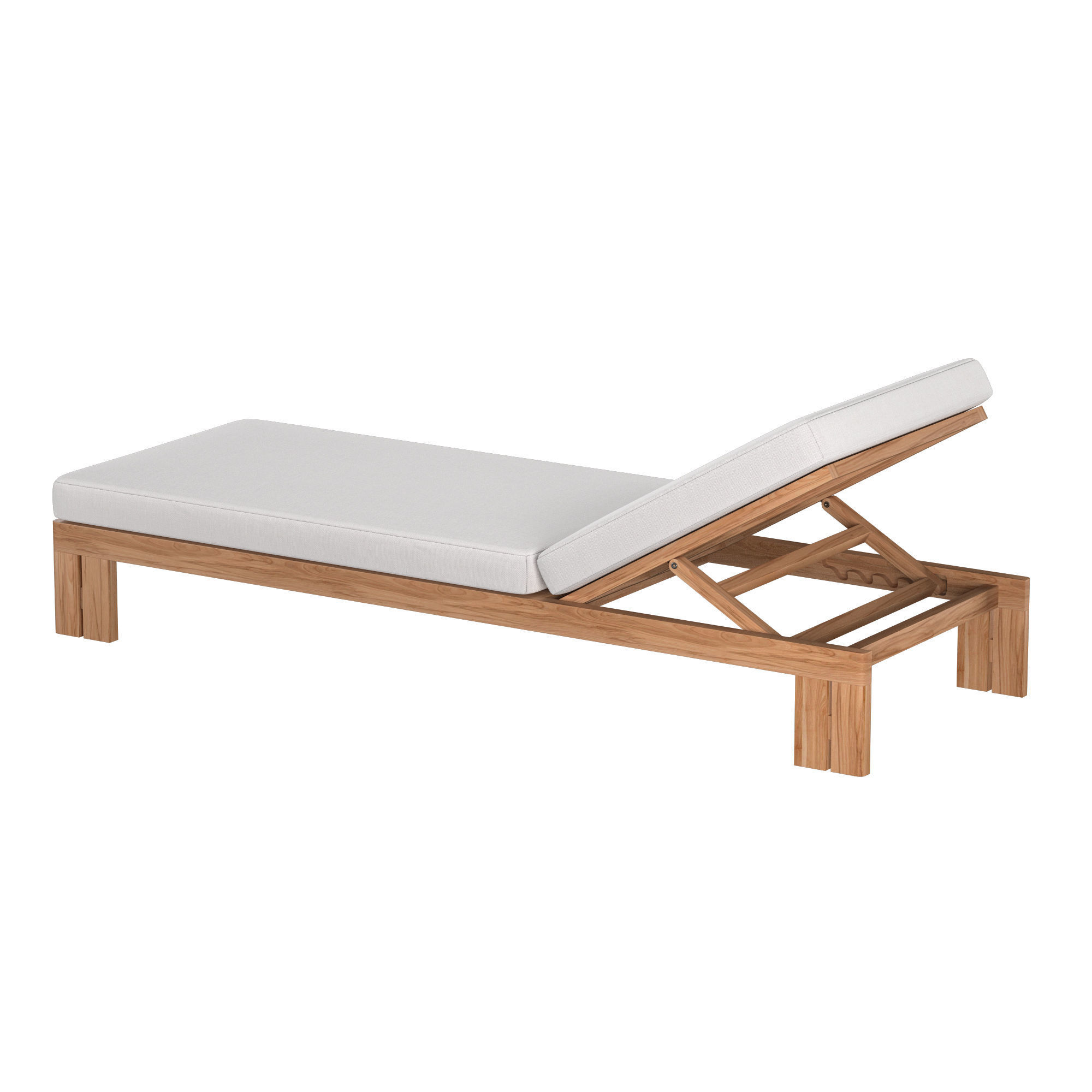 MATIRA TEAK CHAISE 3D model_3