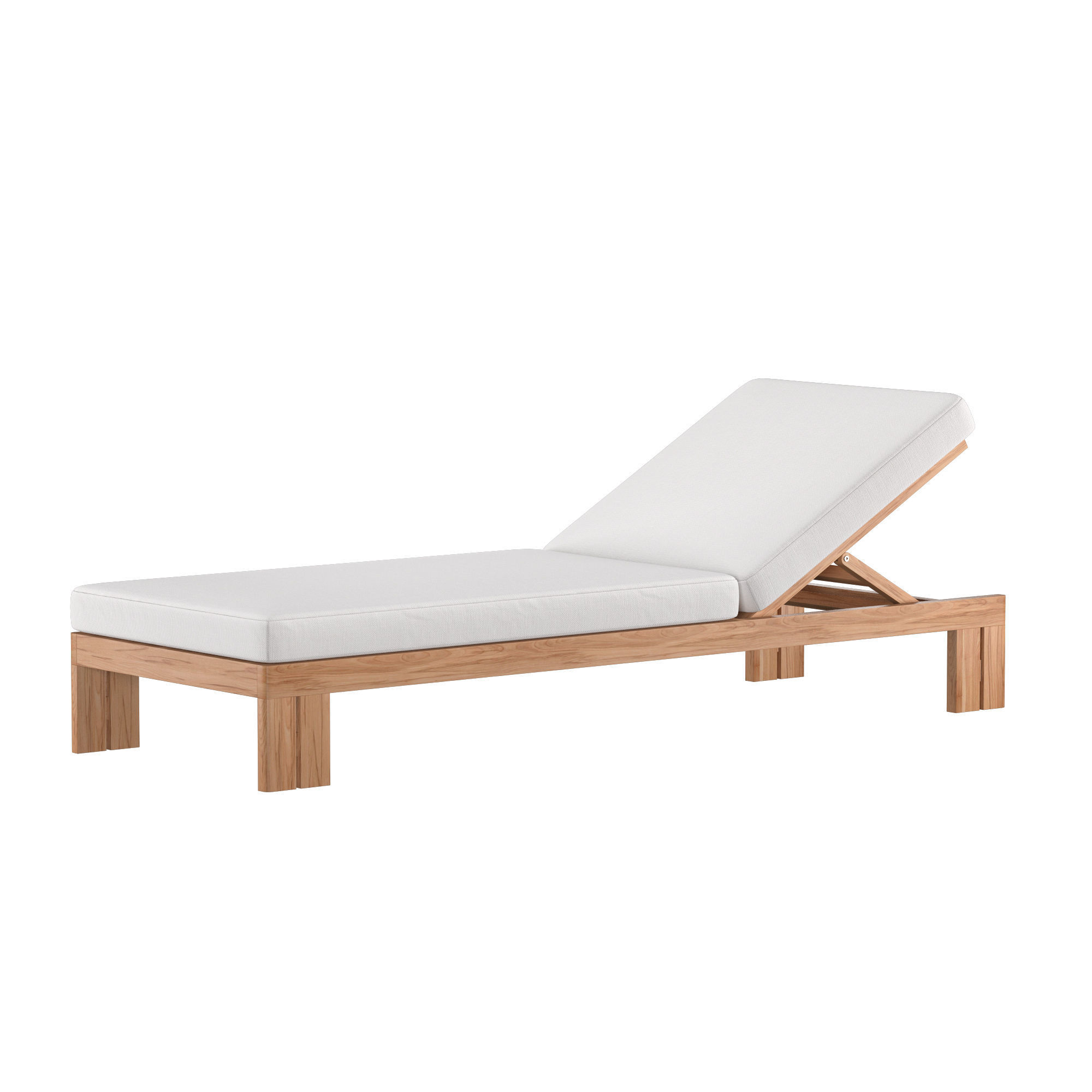 MATIRA TEAK CHAISE 3D model_1