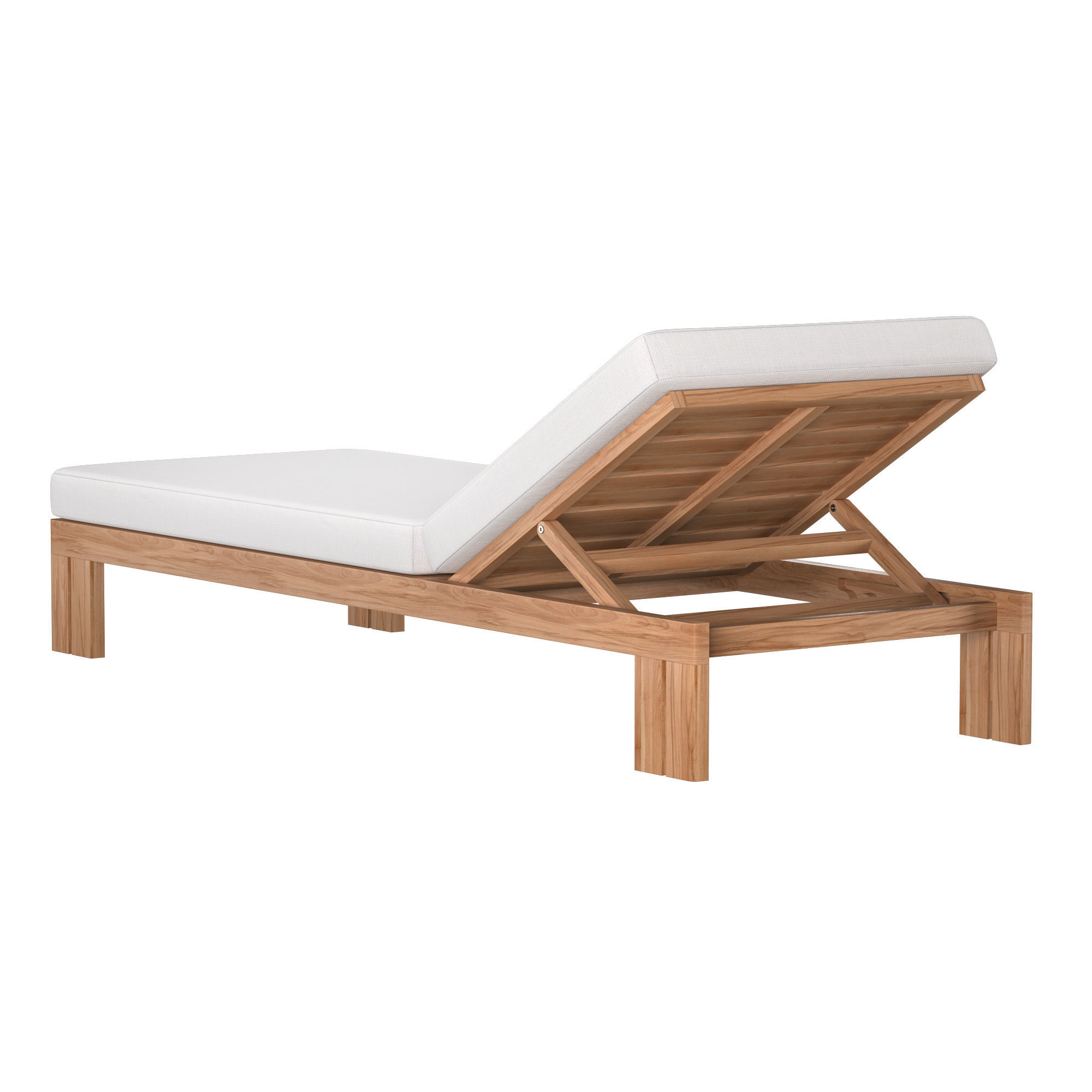 MATIRA TEAK CHAISE 3D model_4