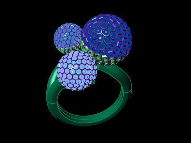 Rings 3D print model_3