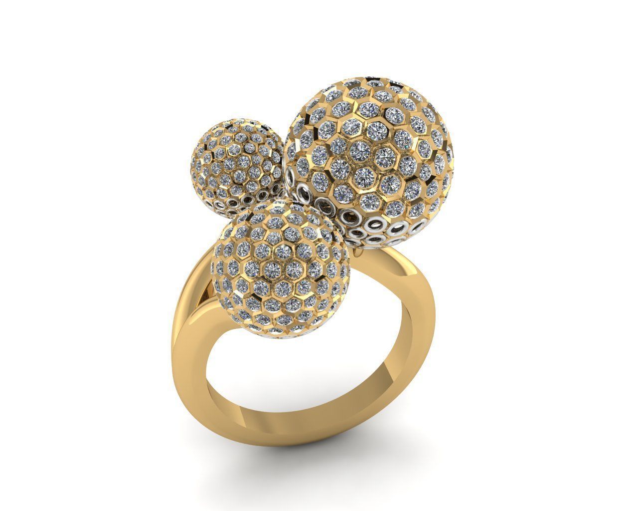 Rings 3D print model_2