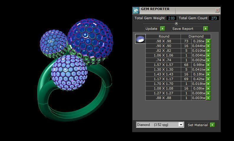 Rings 3D print model_6