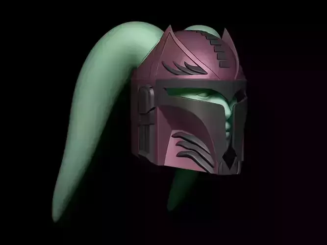 Mandalorian Lothal Twilek Helmet 3d digital download