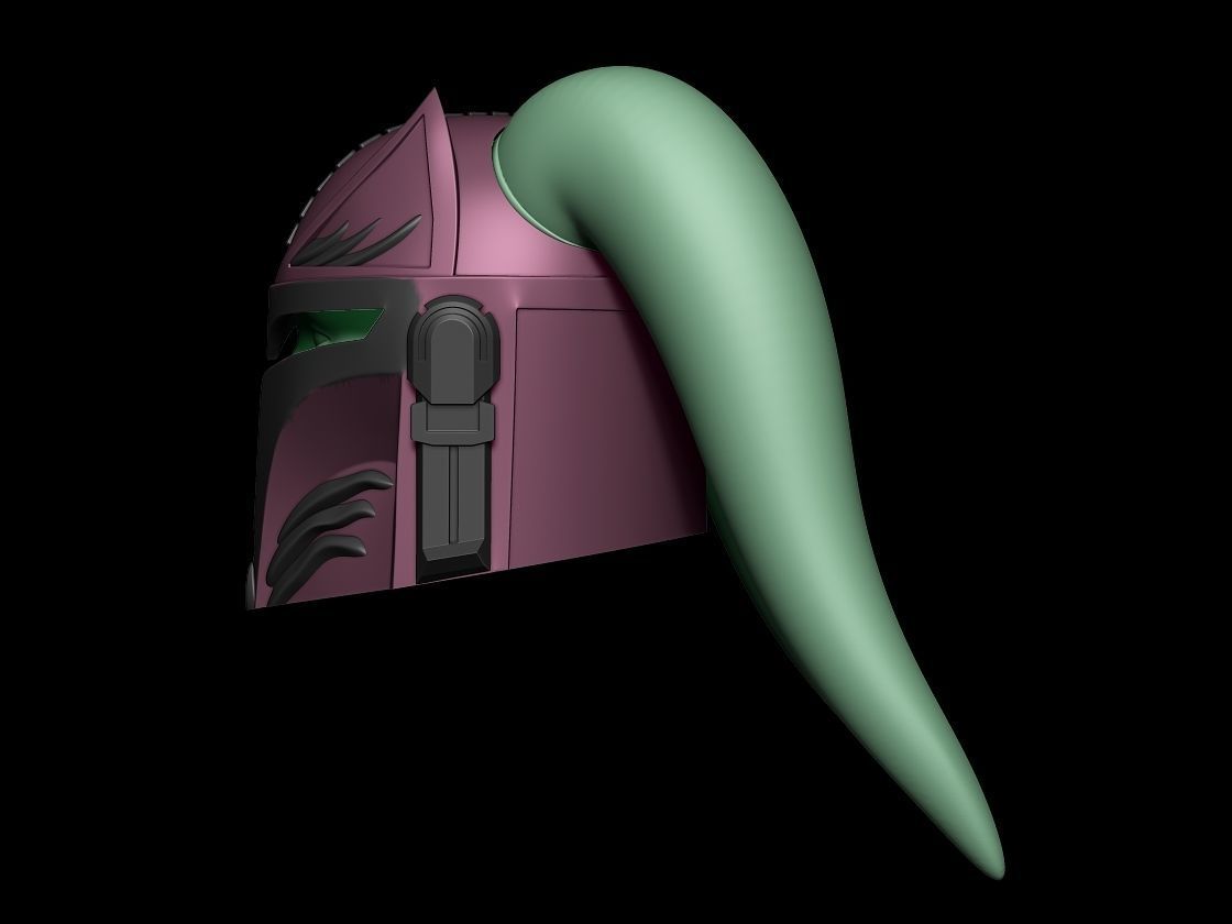 Mandalorian Lothal Twilek Helmet 3d digital download 3D print model_2