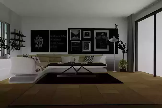Room interior Realstic 