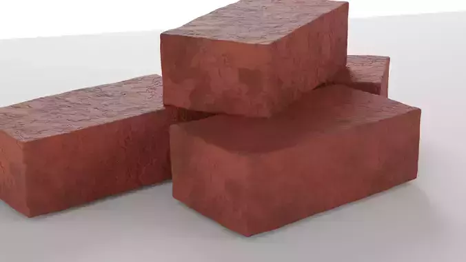 Procedural Brick Material Free 3D model