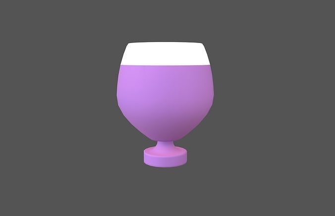 Cartoon Juice v1 004 Low-poly 3D model 2