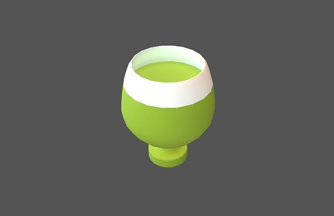 Cartoon Juice v1 005 Low-poly 3D model 2