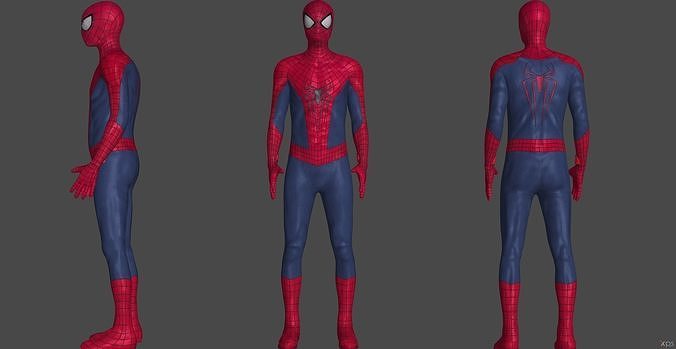 Amazing Spiderman character 3D model