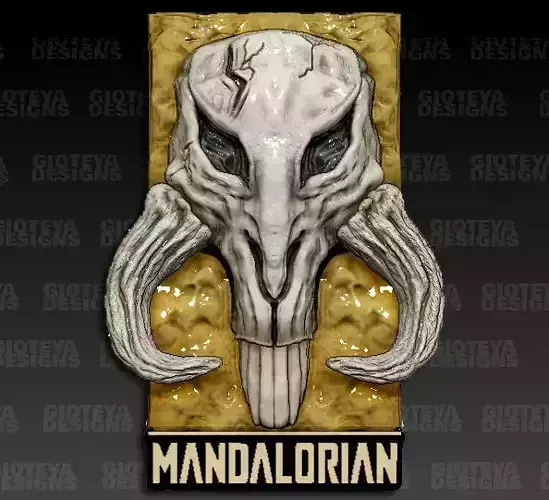 Mandalorian Mythosaur Skull