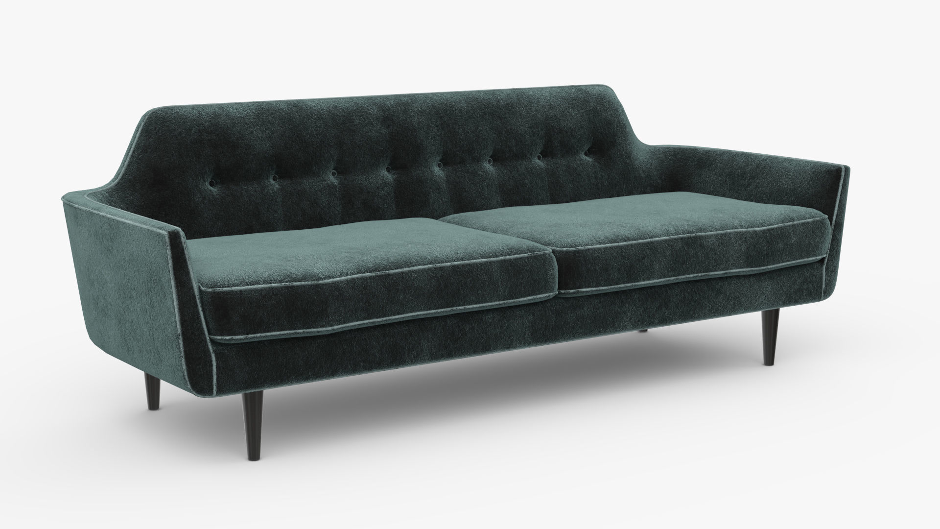3D Copenhagen Sofa Velvet model 3D model_2