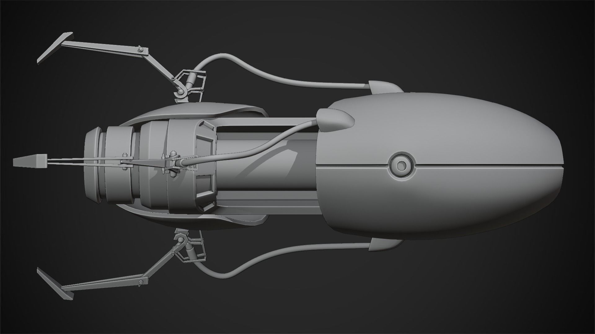 Handheld Portal Gun Device for Cosplay 3D print model_14