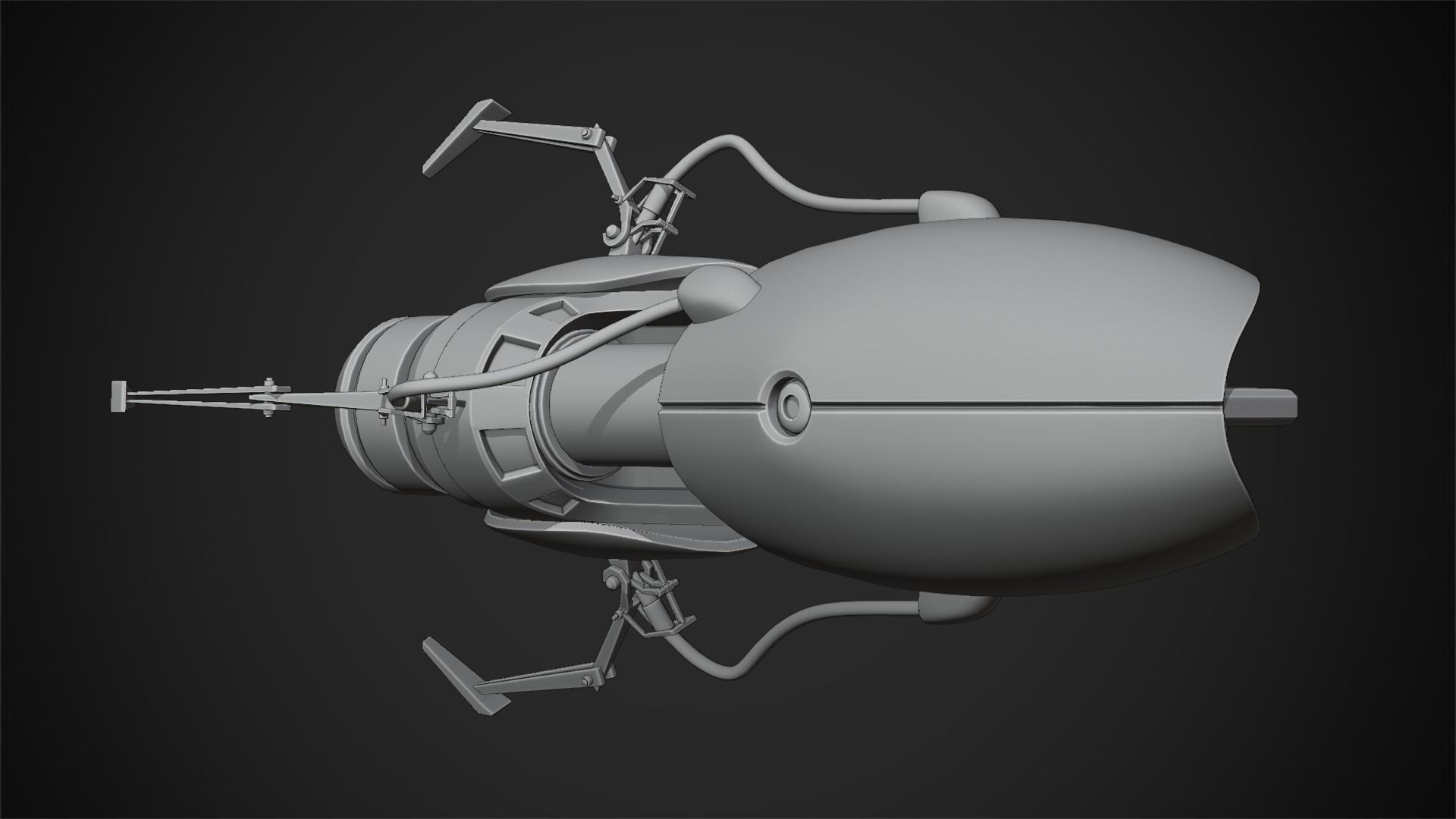 Handheld Portal Gun Device for Cosplay 3D print model_18