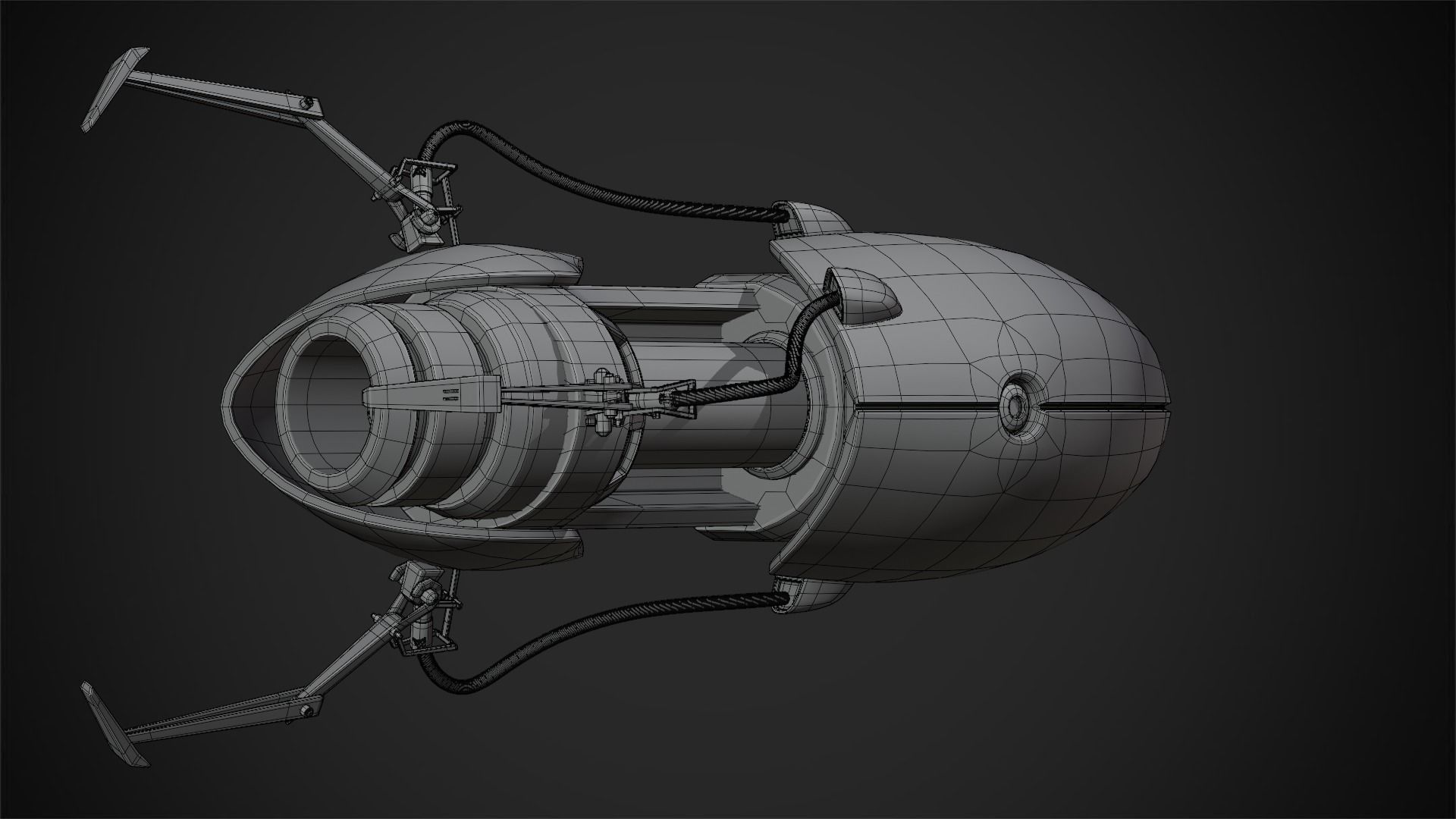 Handheld Portal Gun Device for Cosplay 3D print model_15