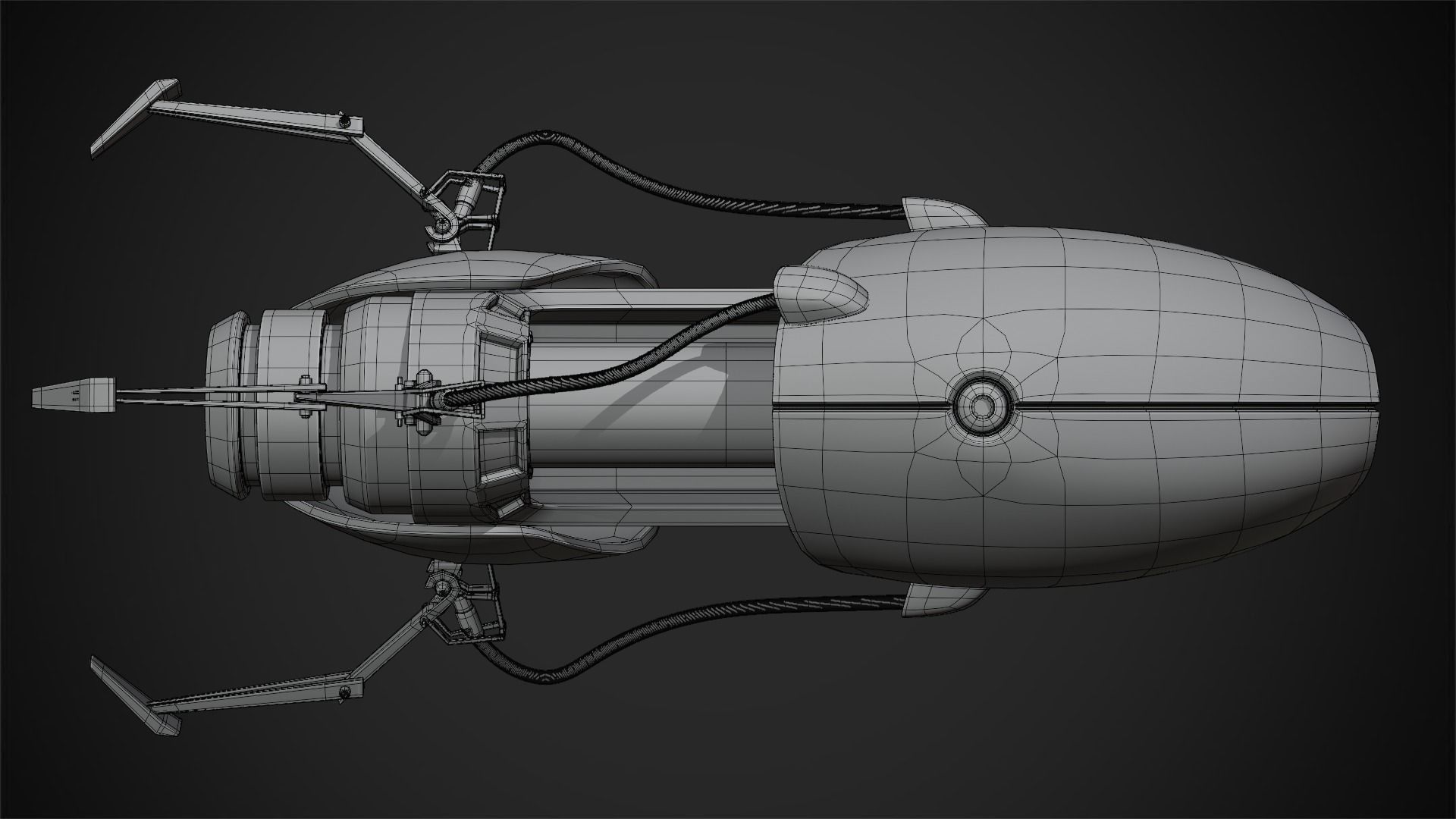 Handheld Portal Gun Device for Cosplay 3D print model_13