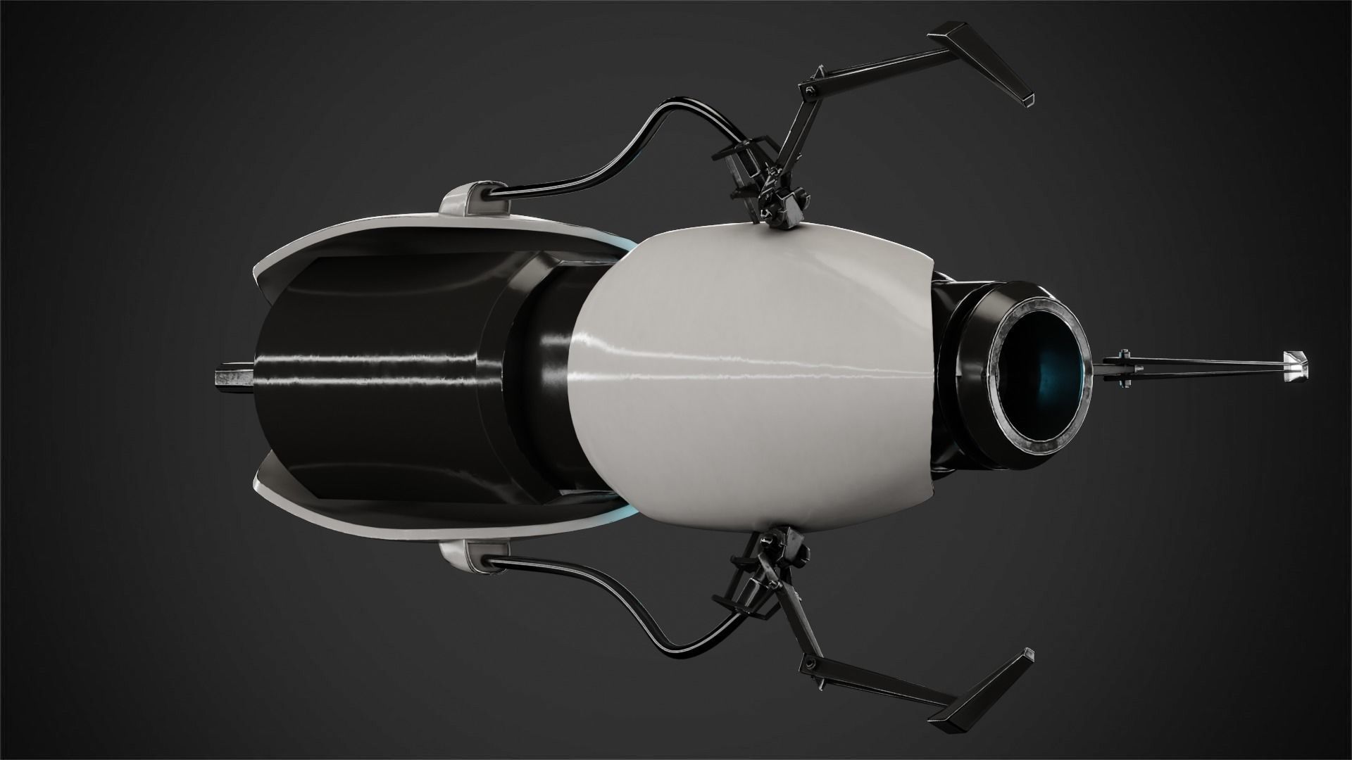 Handheld Portal Gun Device for Cosplay 3D print model_5