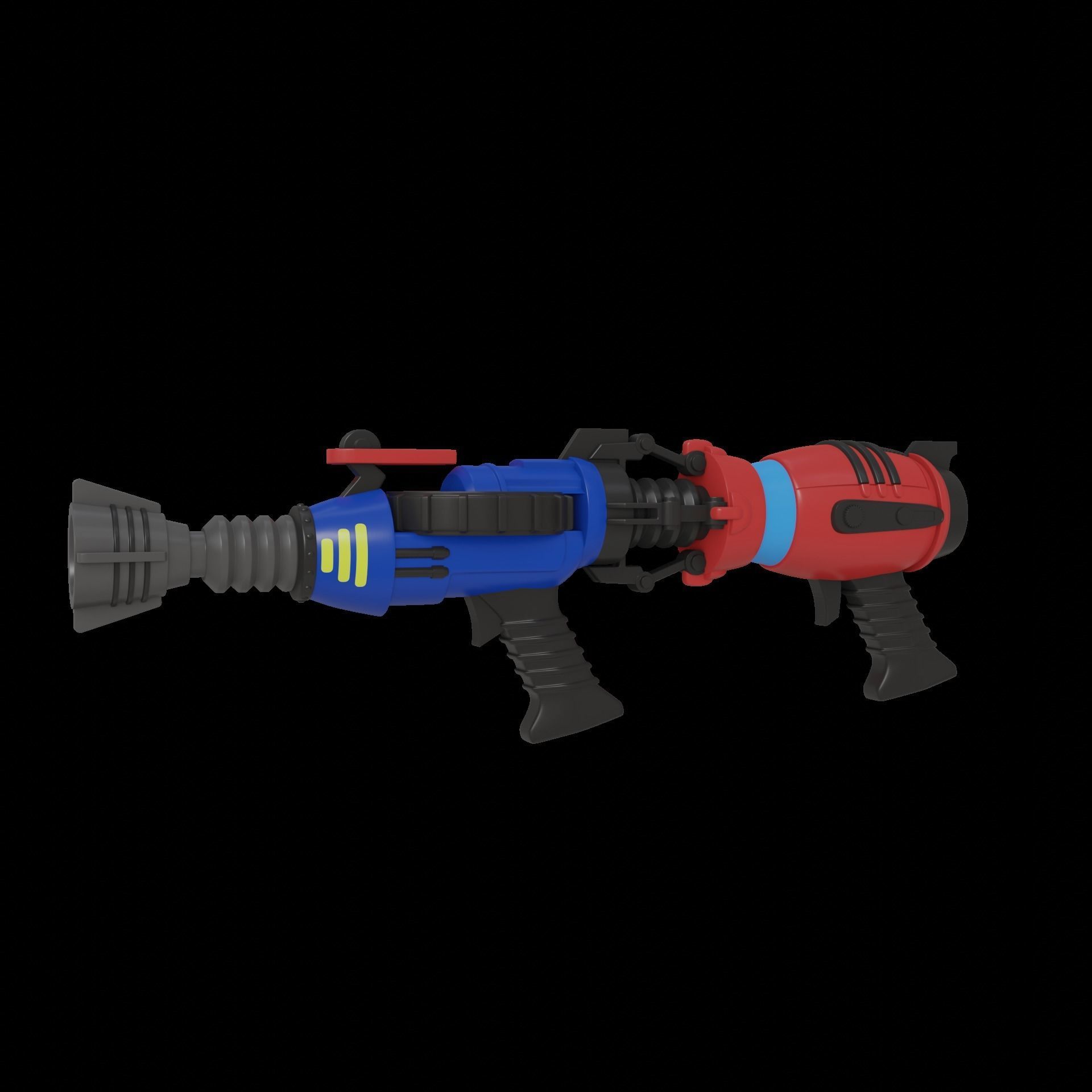 Call of Duty Wave Gun Zap Gun Weapon Prop Replica 3D print model_4