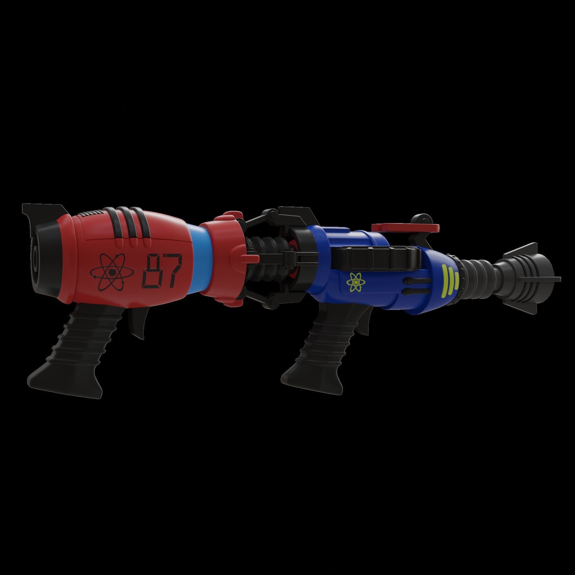 Call of Duty Wave Gun Zap Gun Weapon Prop Replica 3D print model_6