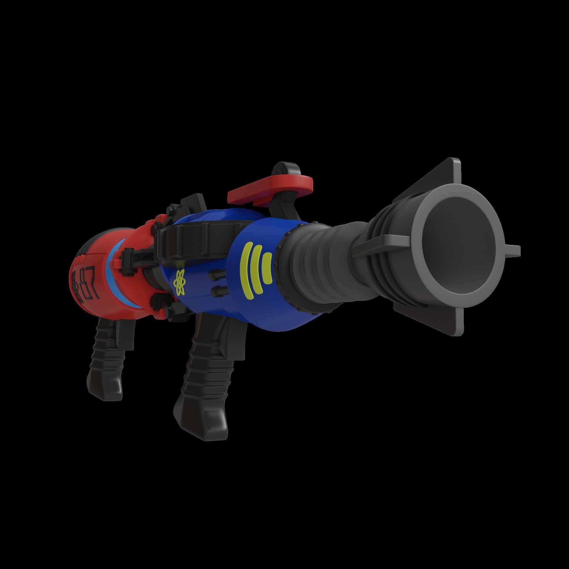 Call of Duty Wave Gun Zap Gun Weapon Prop Replica 3D print model_7