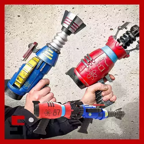 Call of Duty Wave Gun Zap Gun Weapon Prop Replica 3D print model