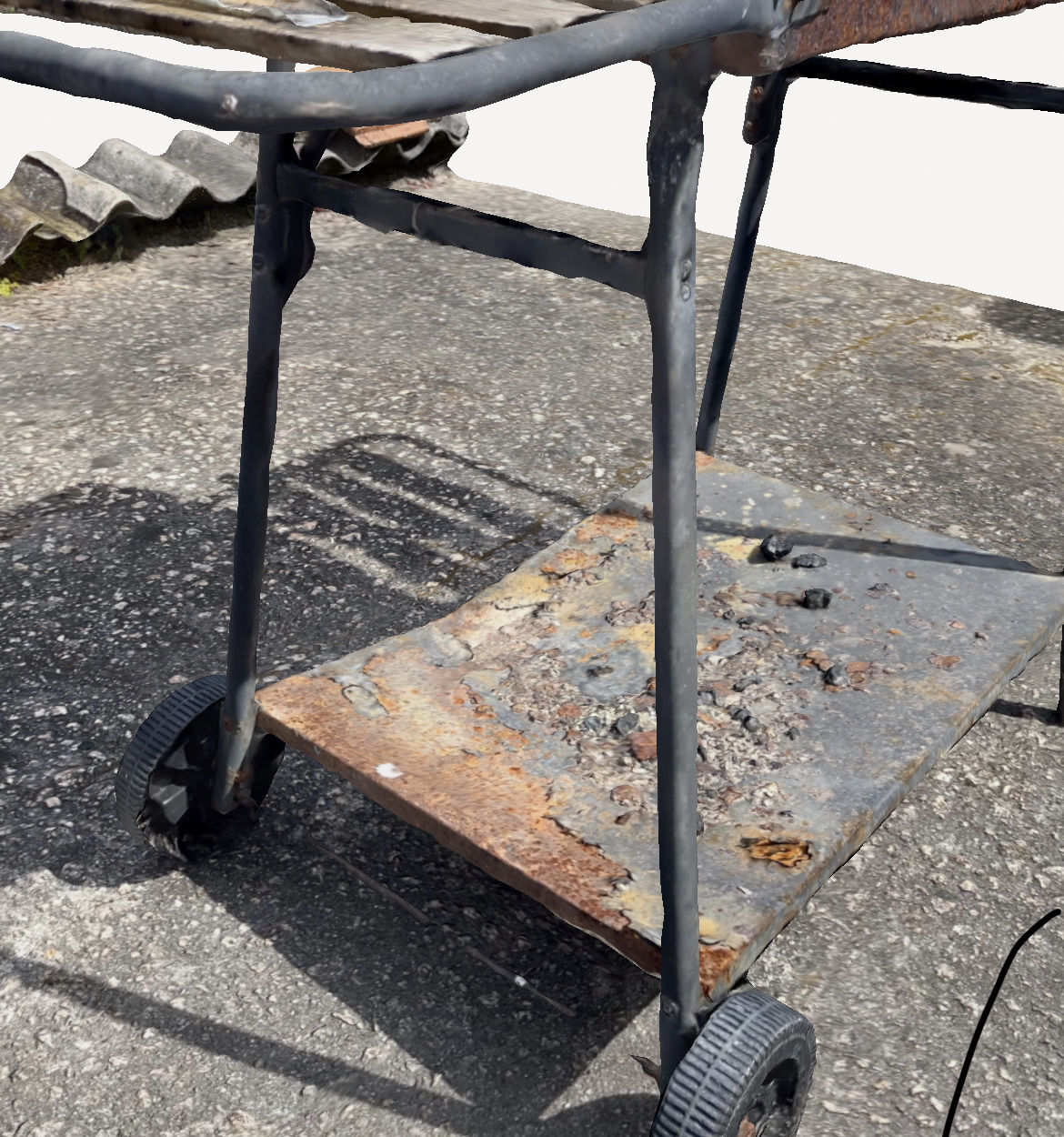 Barbecue in the yard 3D print model_2