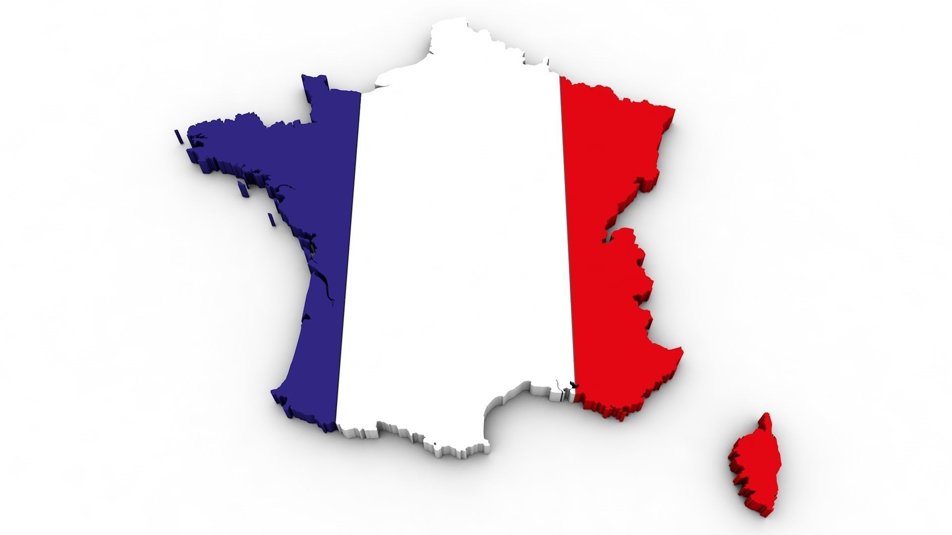 France map pack 3D model_3