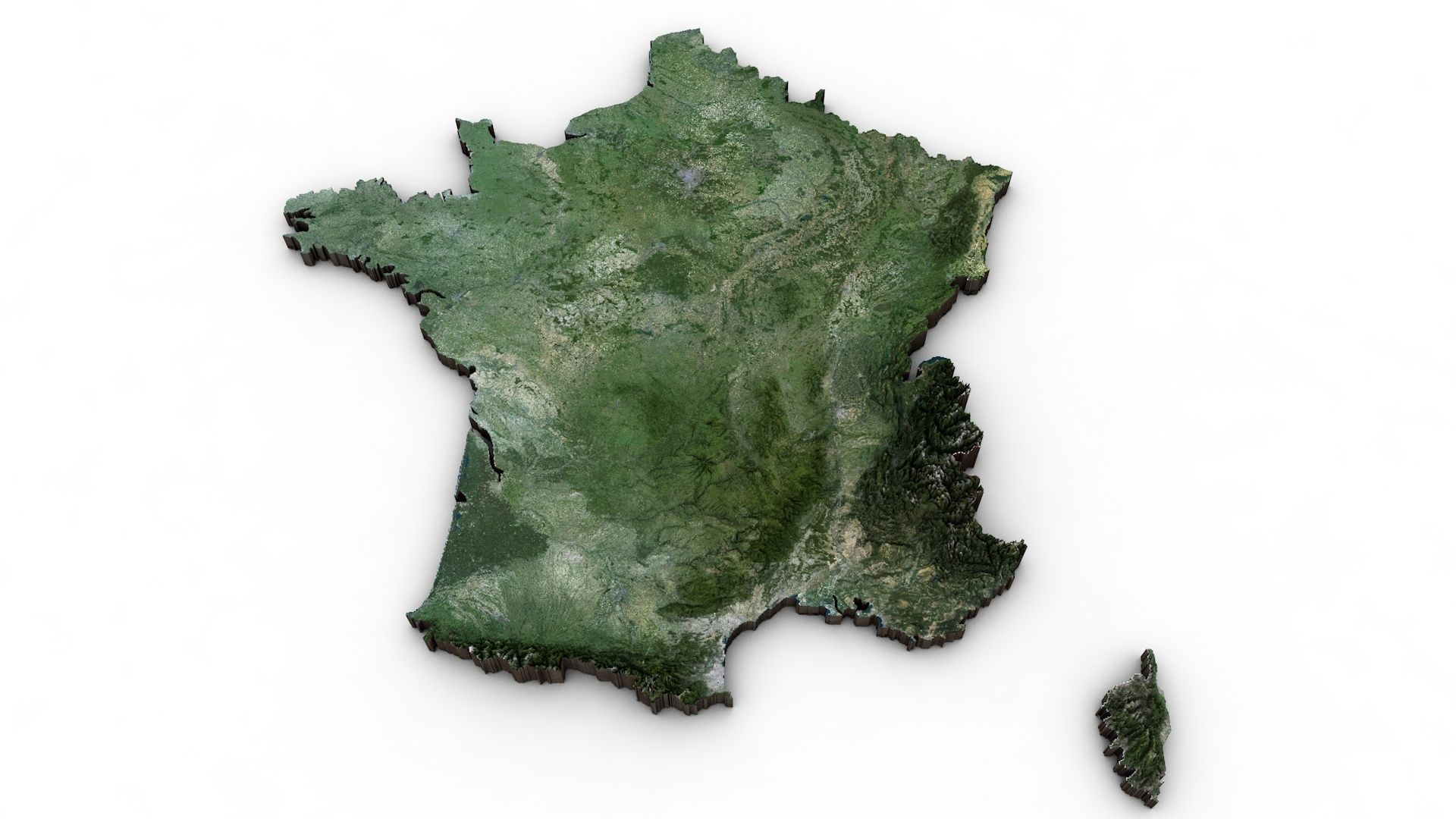 France map pack 3D model_1