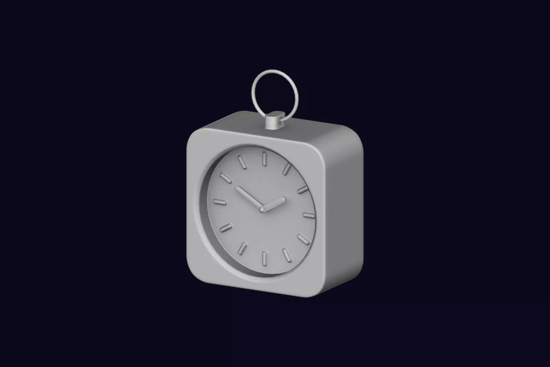 Small Clock 3D model_0