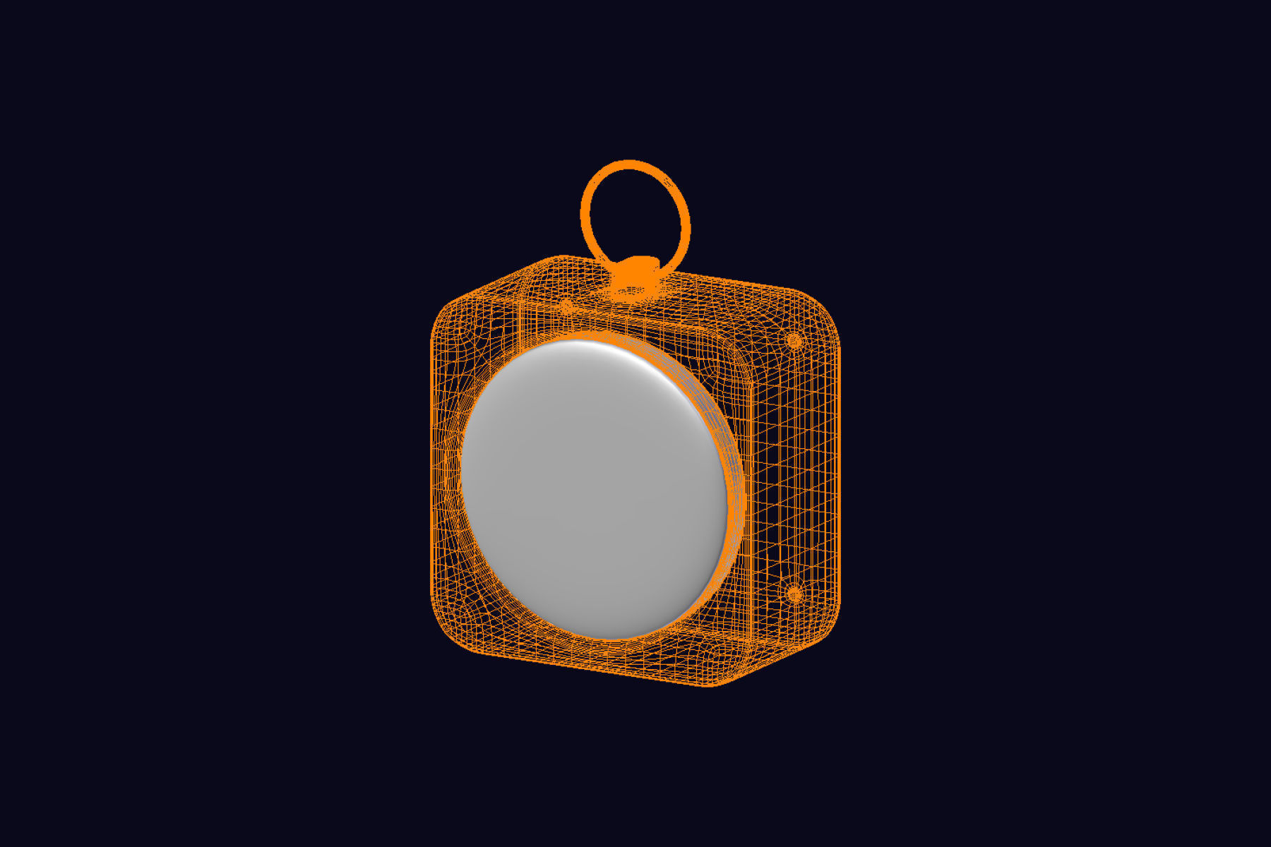 Small Clock 3D model_4