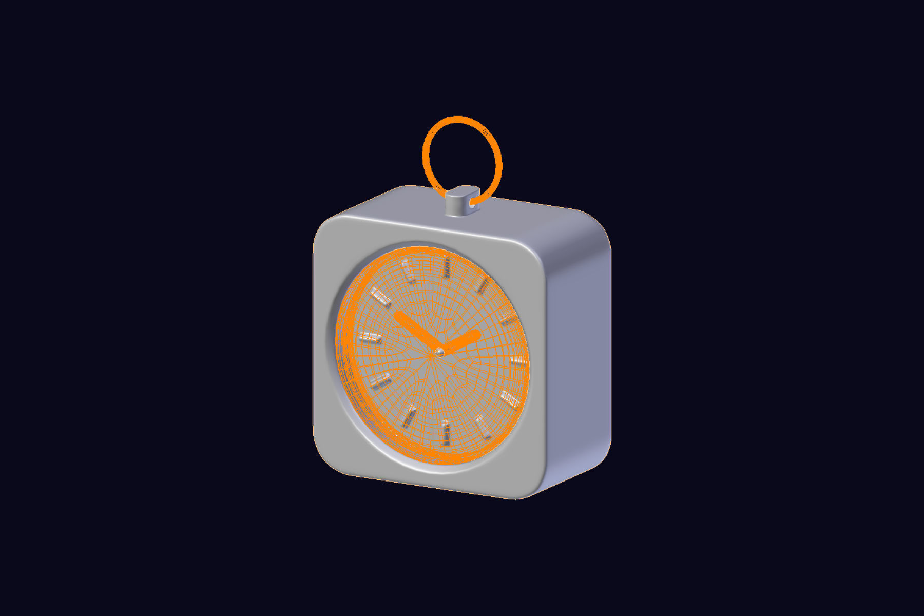 Small Clock 3D model_3