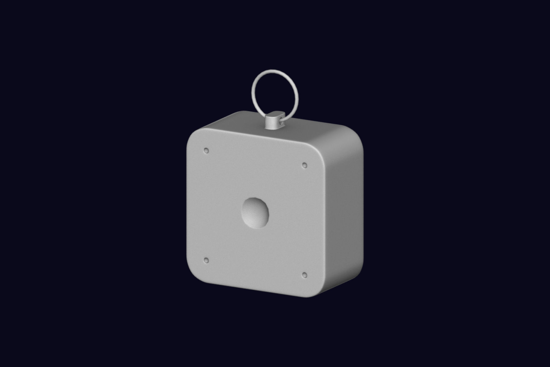 Small Clock 3D model_2
