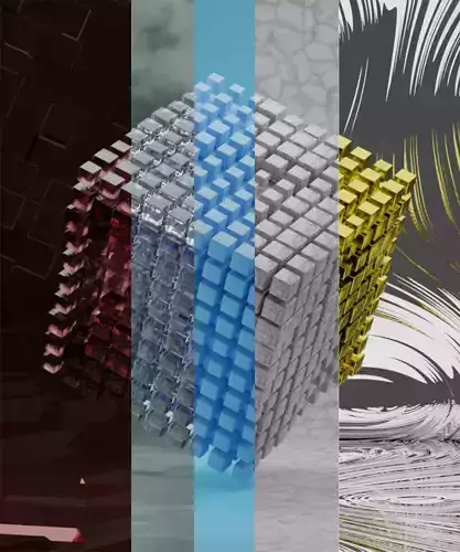 cubic materials pack Texture