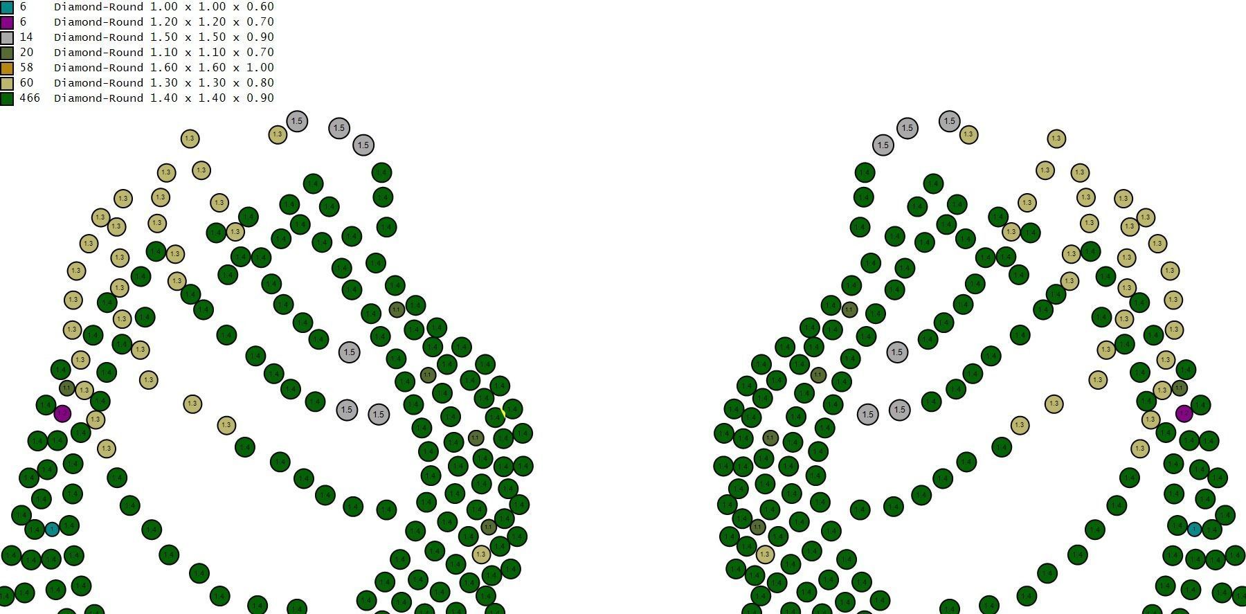 Diamond earrings 3D print model_11