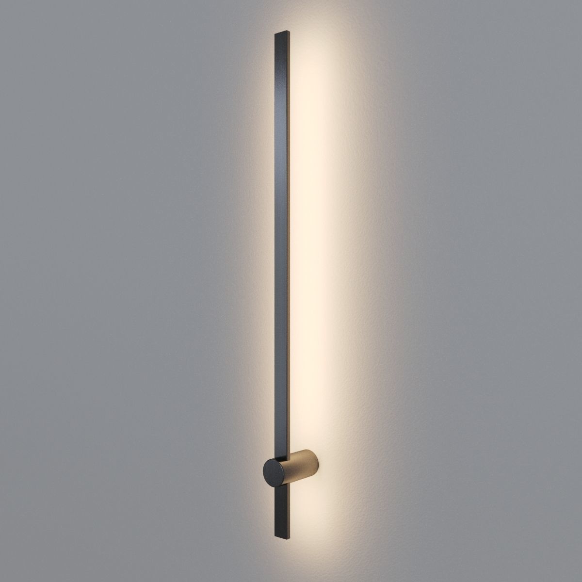 Sconce black metal Low-poly 3D model_3