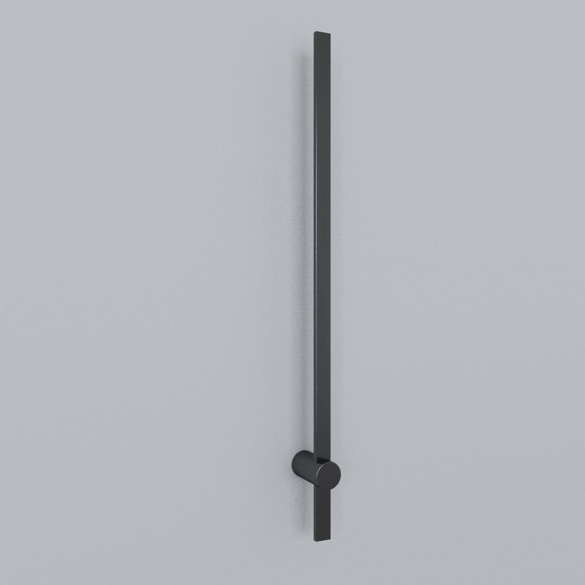 Sconce black metal Low-poly 3D model_1