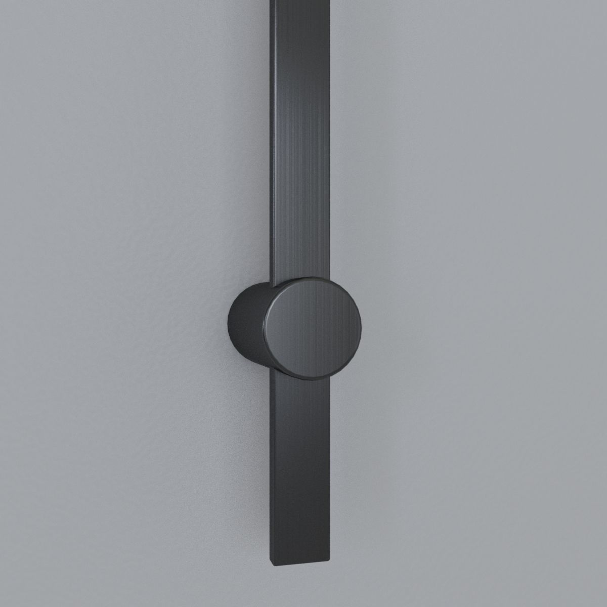 Sconce black metal Low-poly 3D model_6