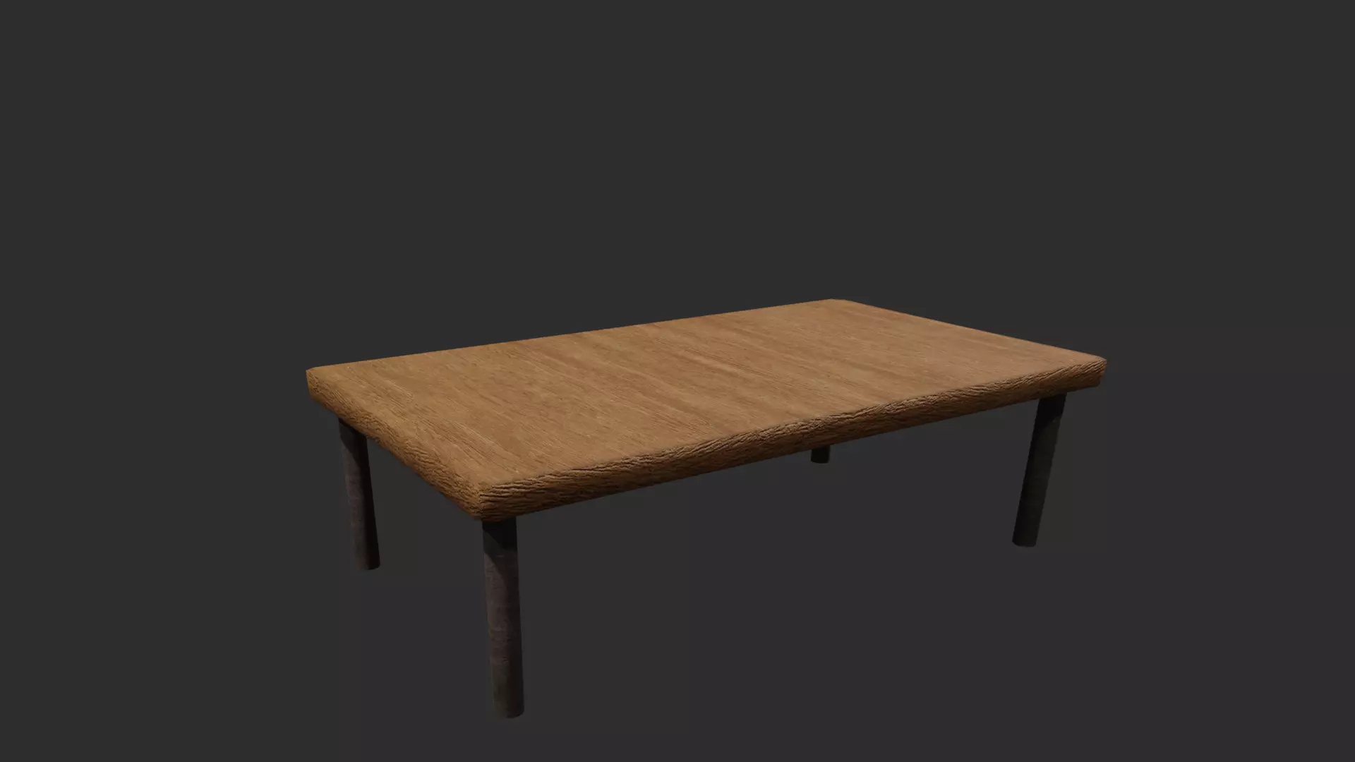wooden tabel 3D model