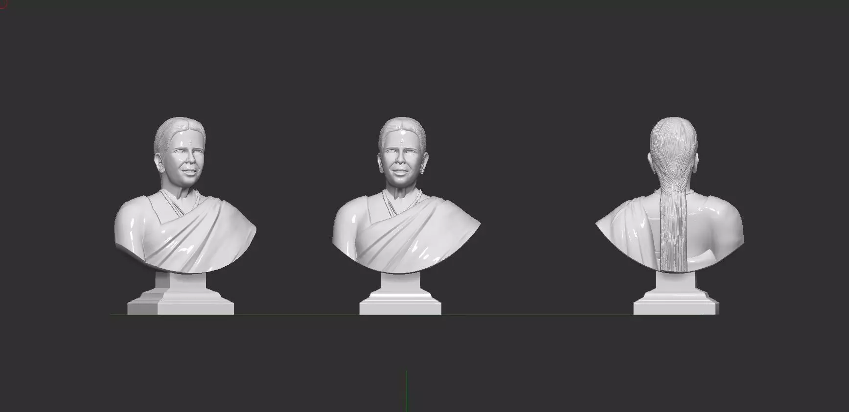 female bust 3D print model