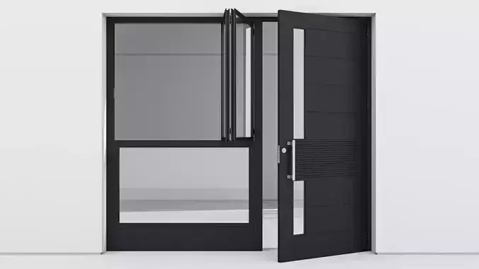 Aluminium door 260