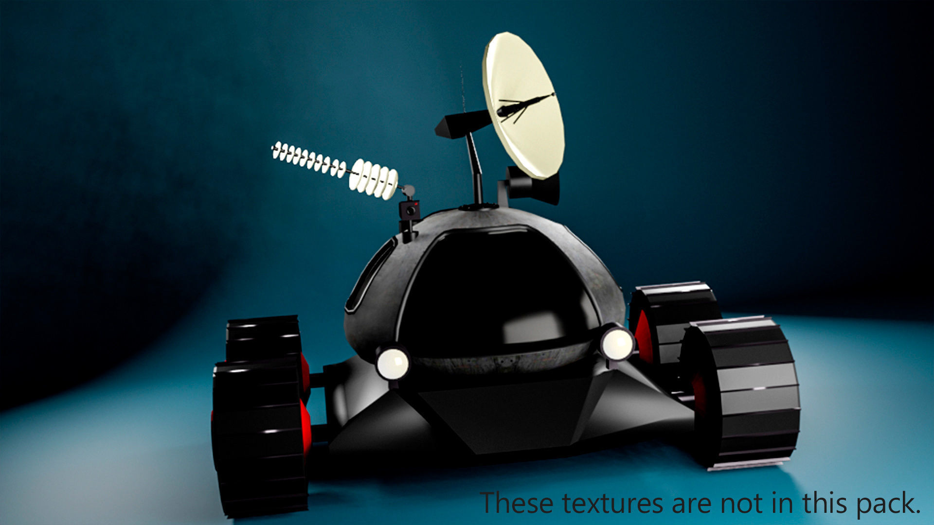 3D model low poly moon rover VR / AR / low-poly | CGTrader