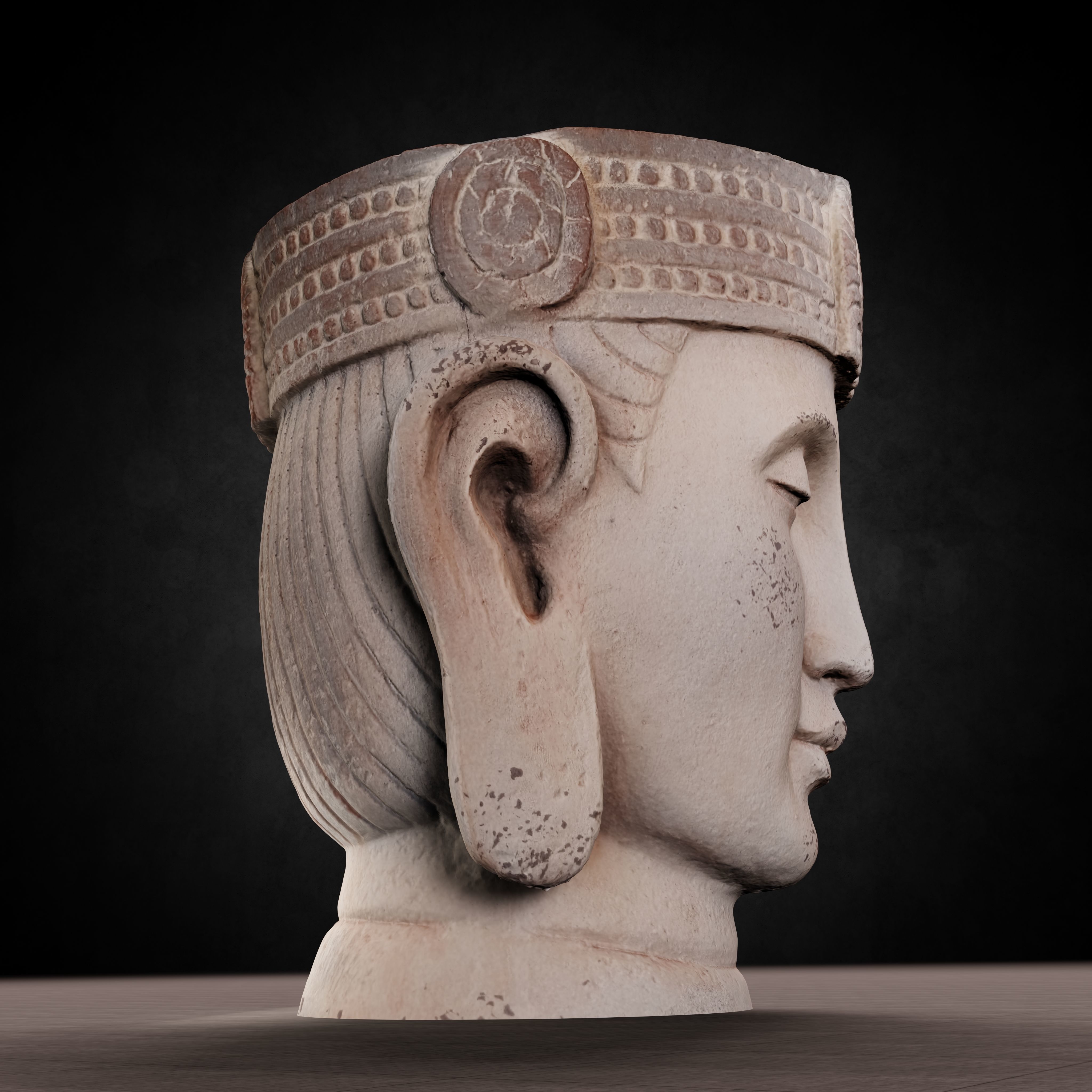 Buddha Photorealistic PBR Low-poly 3D model_48