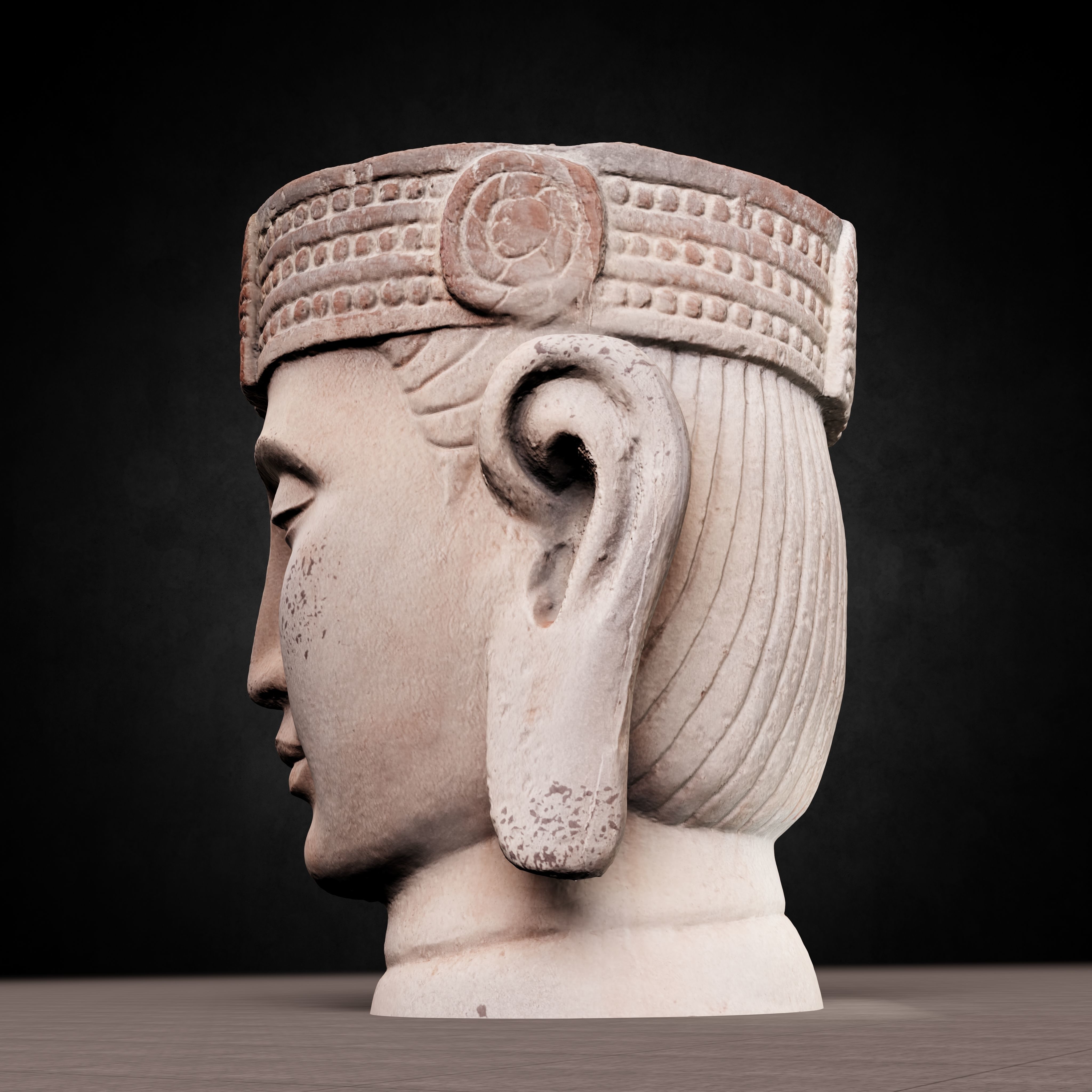 Buddha Photorealistic PBR Low-poly 3D model_27