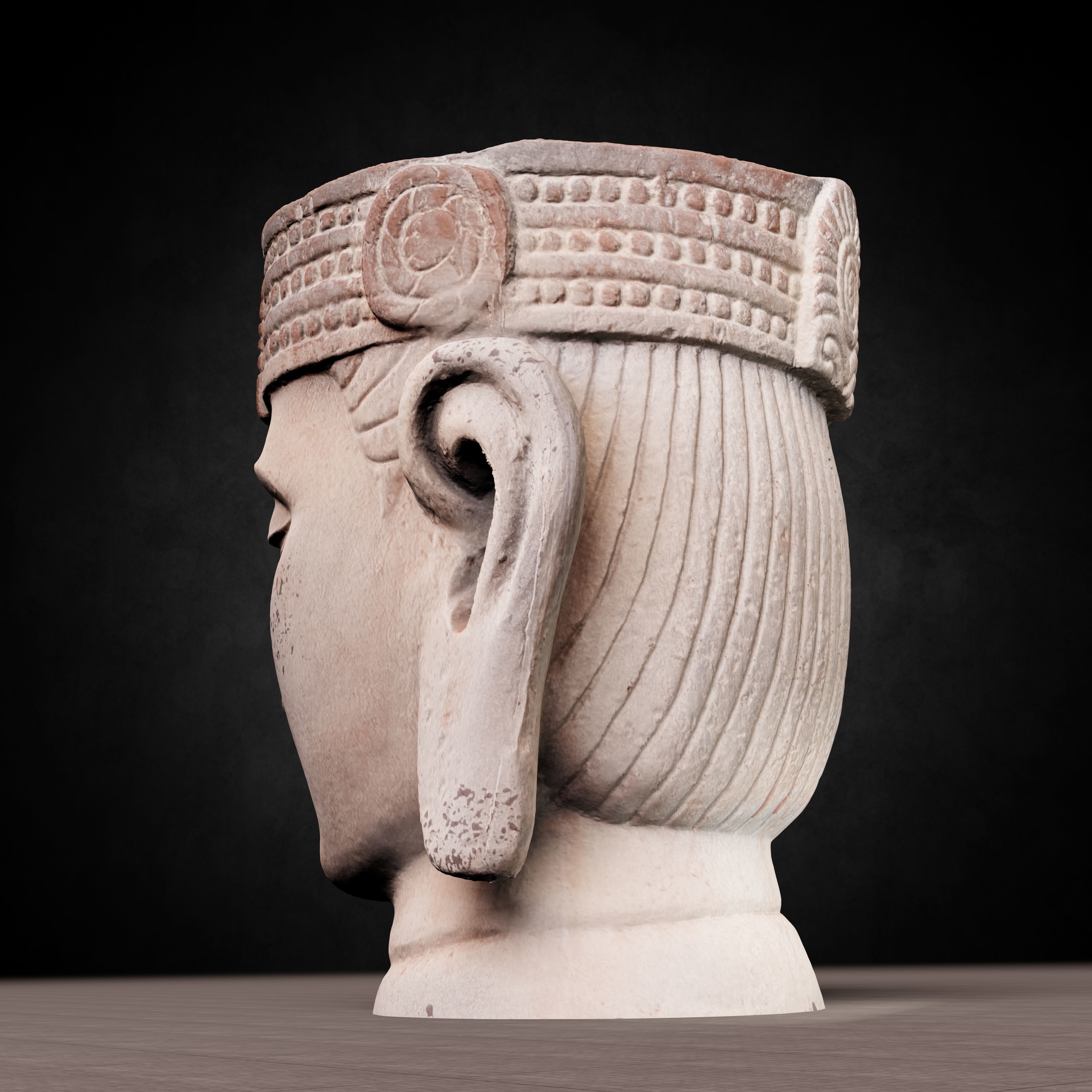 Buddha Photorealistic PBR Low-poly 3D model_29