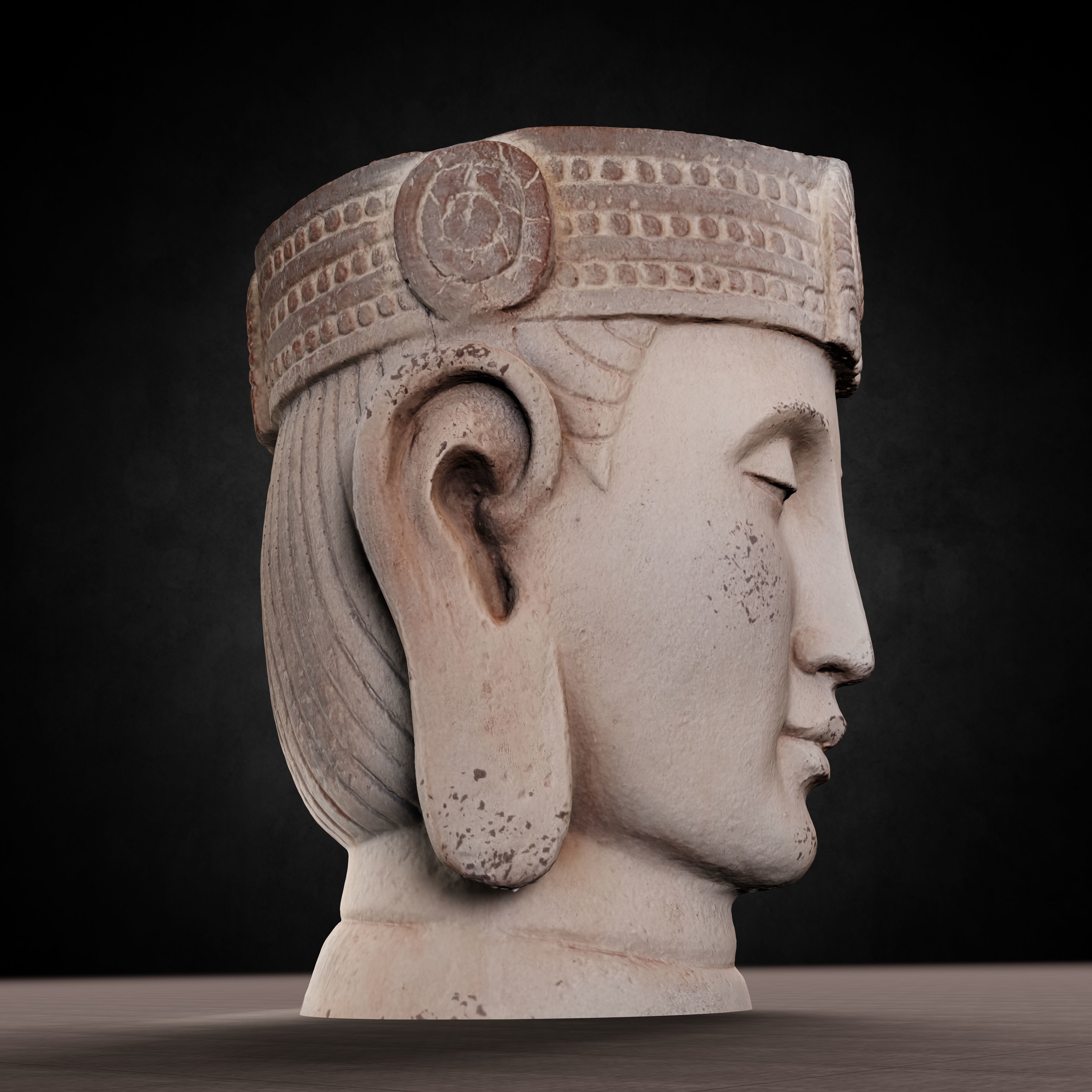 Buddha Photorealistic PBR Low-poly 3D model_49