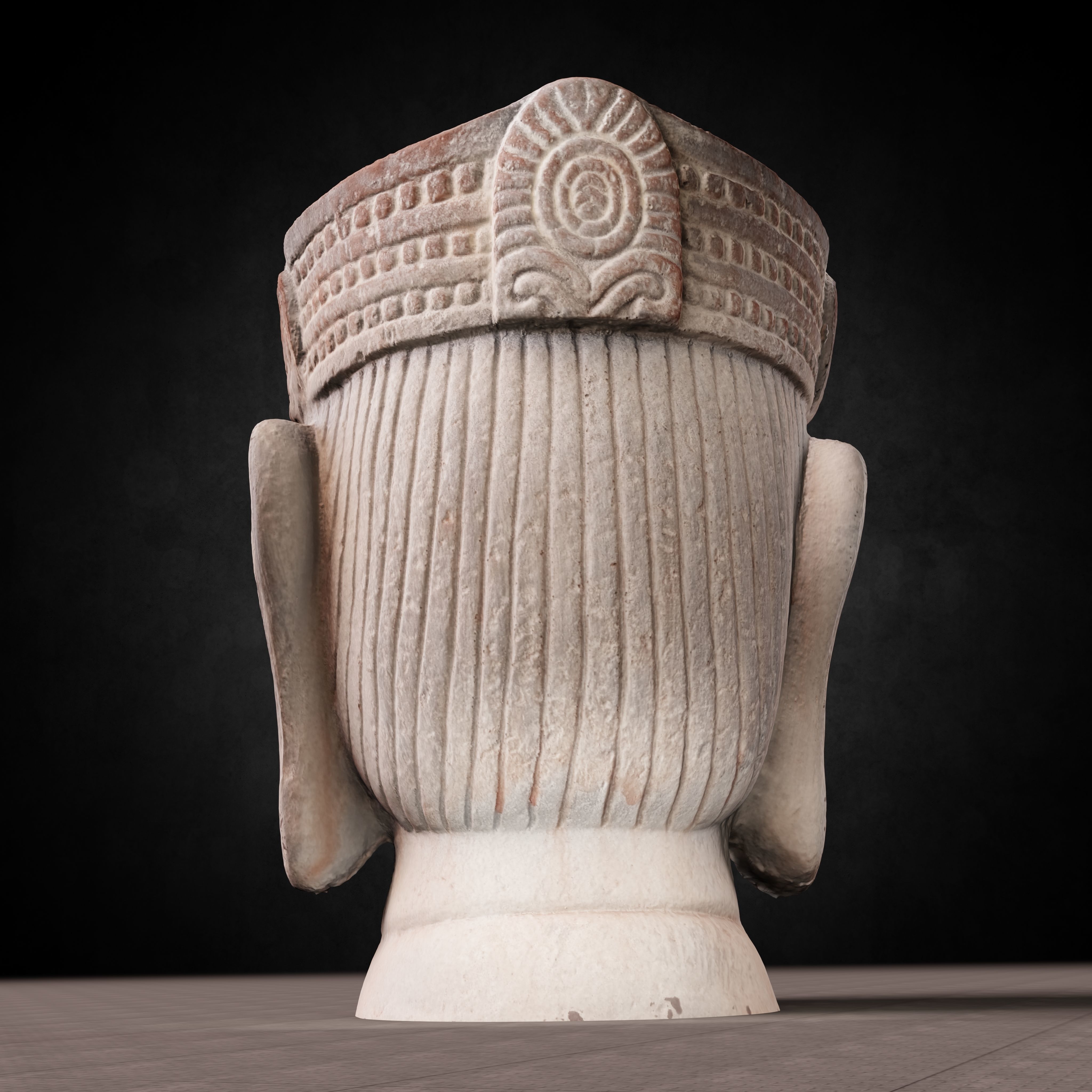 Buddha Photorealistic PBR Low-poly 3D model_36