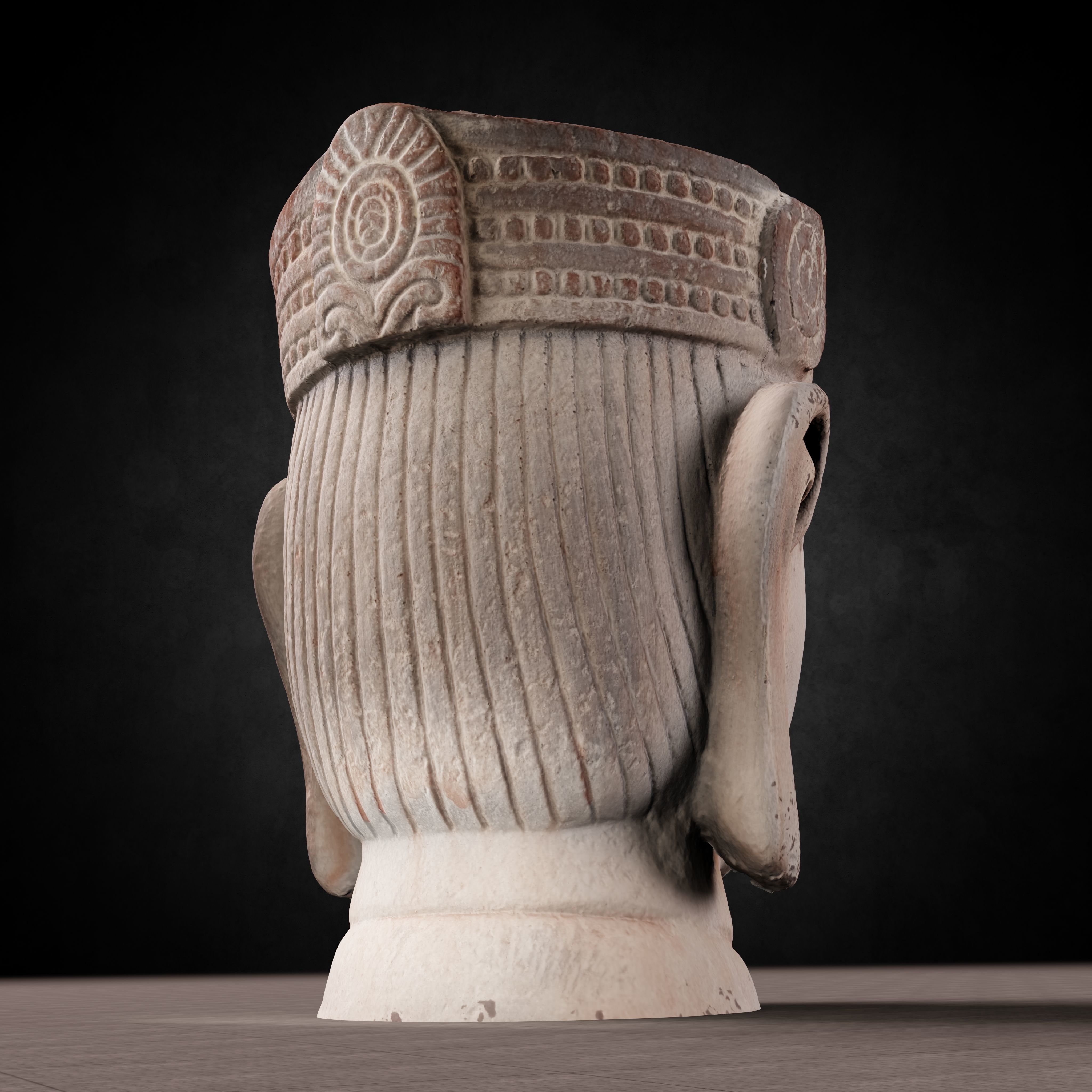 Buddha Photorealistic PBR Low-poly 3D model_40