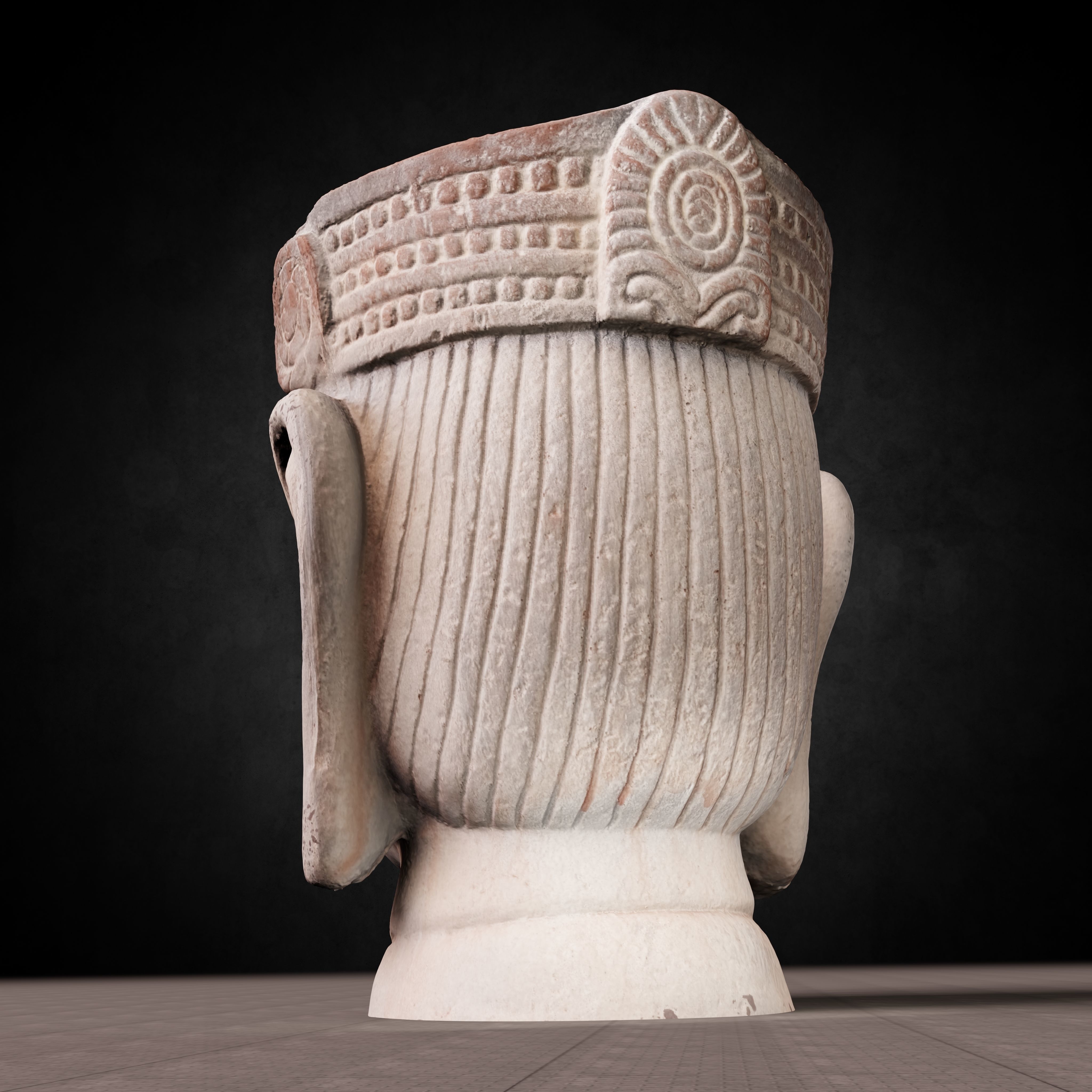 Buddha Photorealistic PBR Low-poly 3D model_34