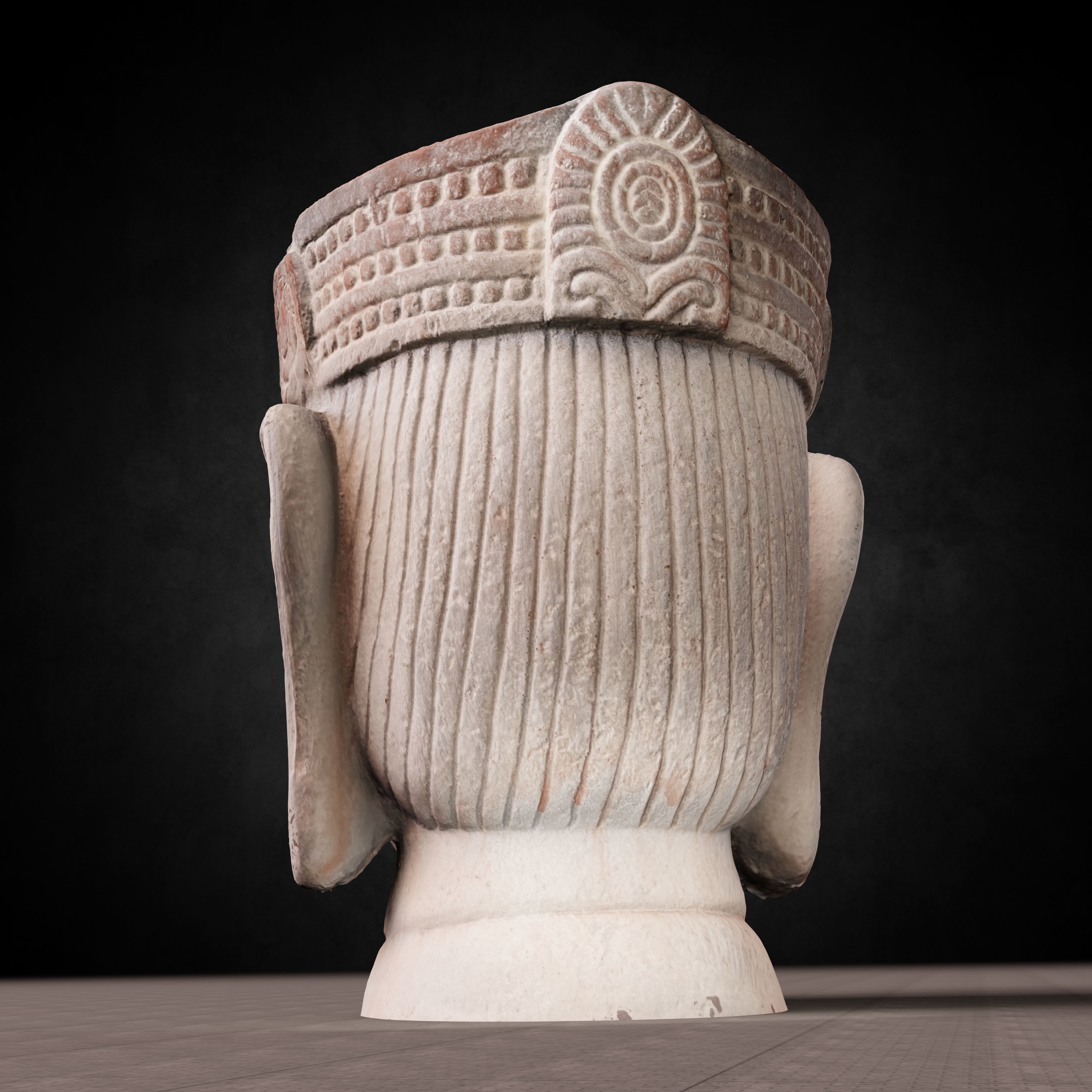 Buddha Photorealistic PBR Low-poly 3D model_35