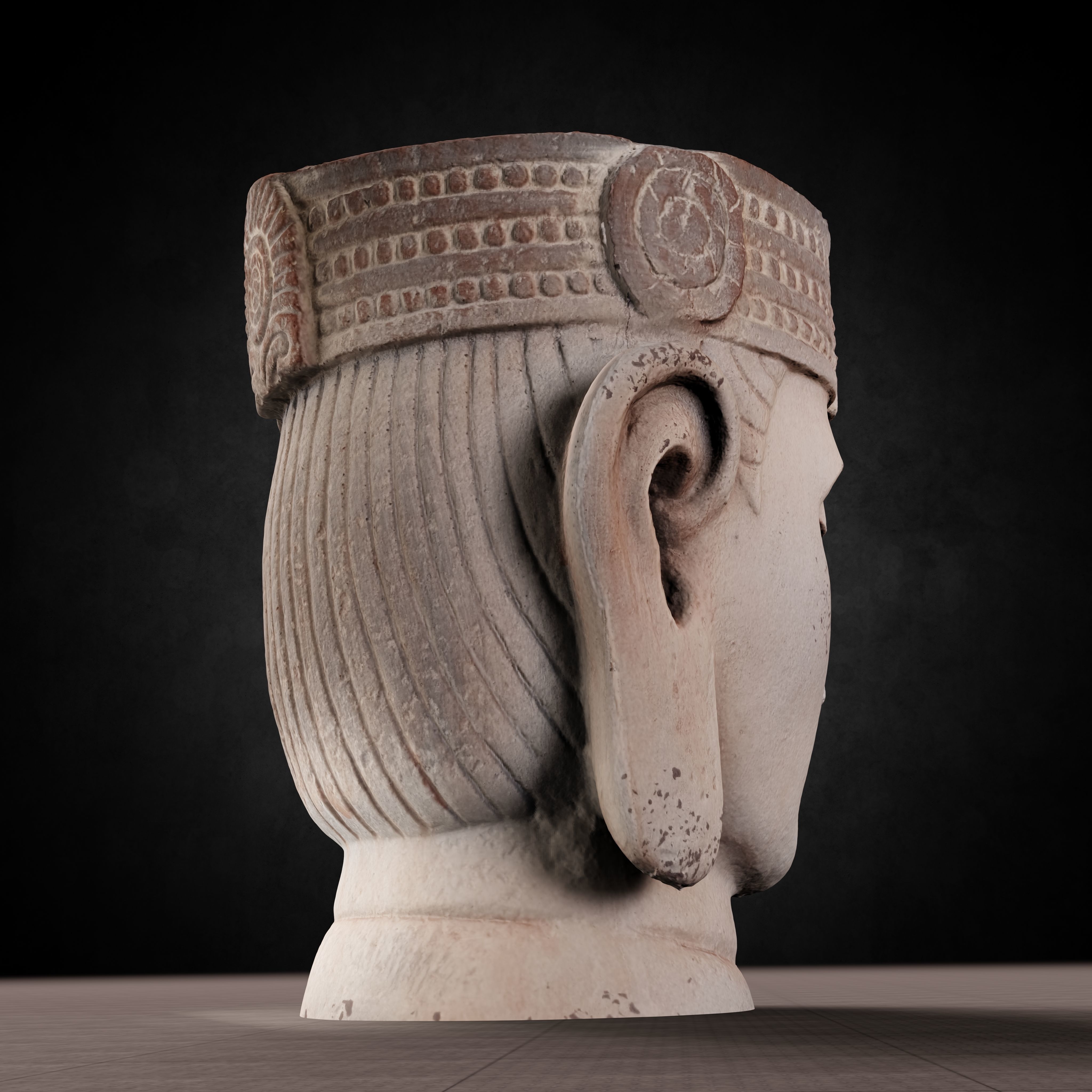 Buddha Photorealistic PBR Low-poly 3D model_44