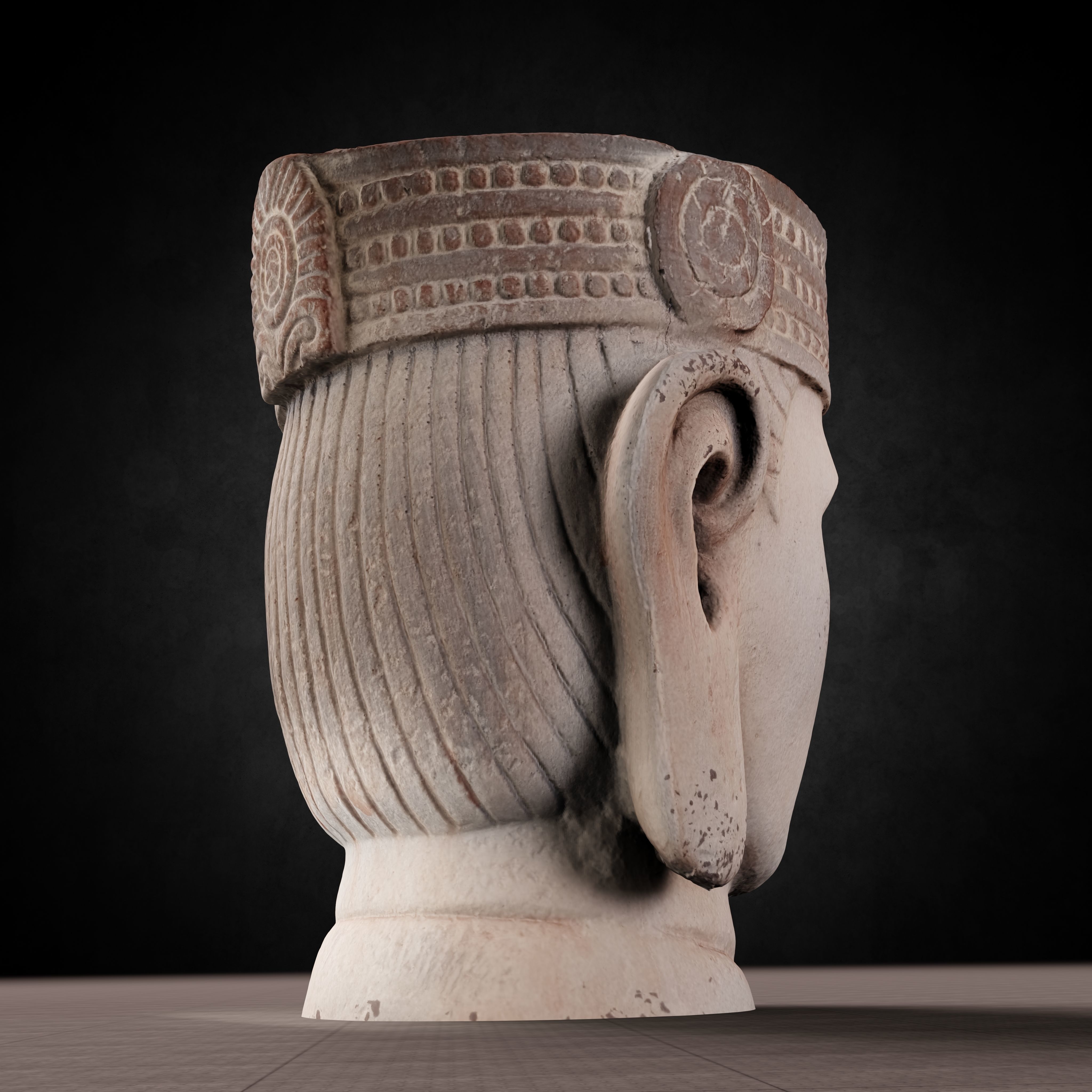 Buddha Photorealistic PBR Low-poly 3D model_43